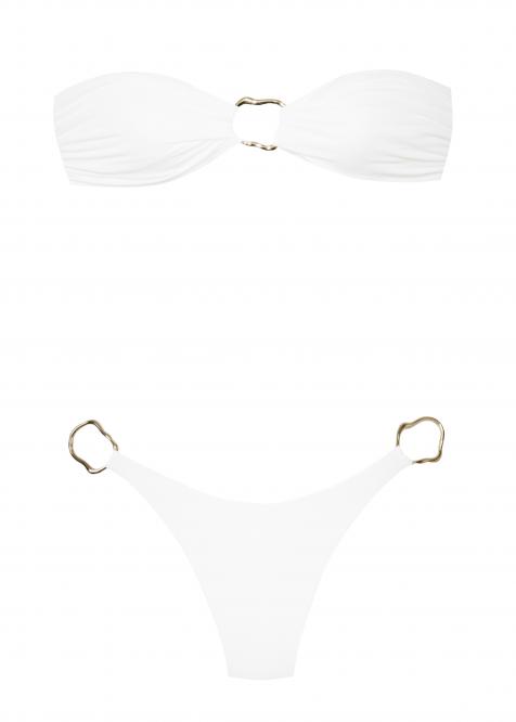 Bikini Bandeau Bianco