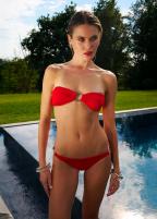 Bikini Bandeau rosso