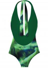 Aurora boreale verde 