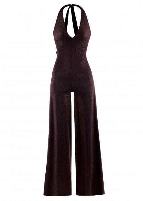 Cristina Crystal Jumpsuit Cacao
