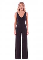 V-neck Jumpsuit Nero